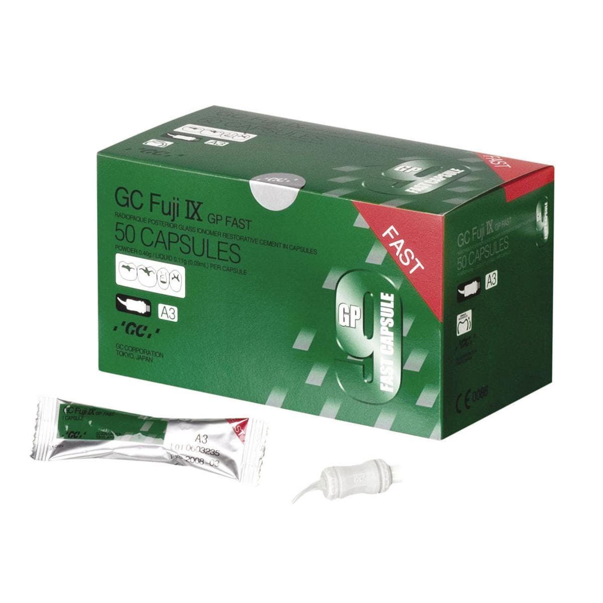 Fuji IX GP, Kapseln - Standardpackung - Fast, B2, Kapseln 50 Stück