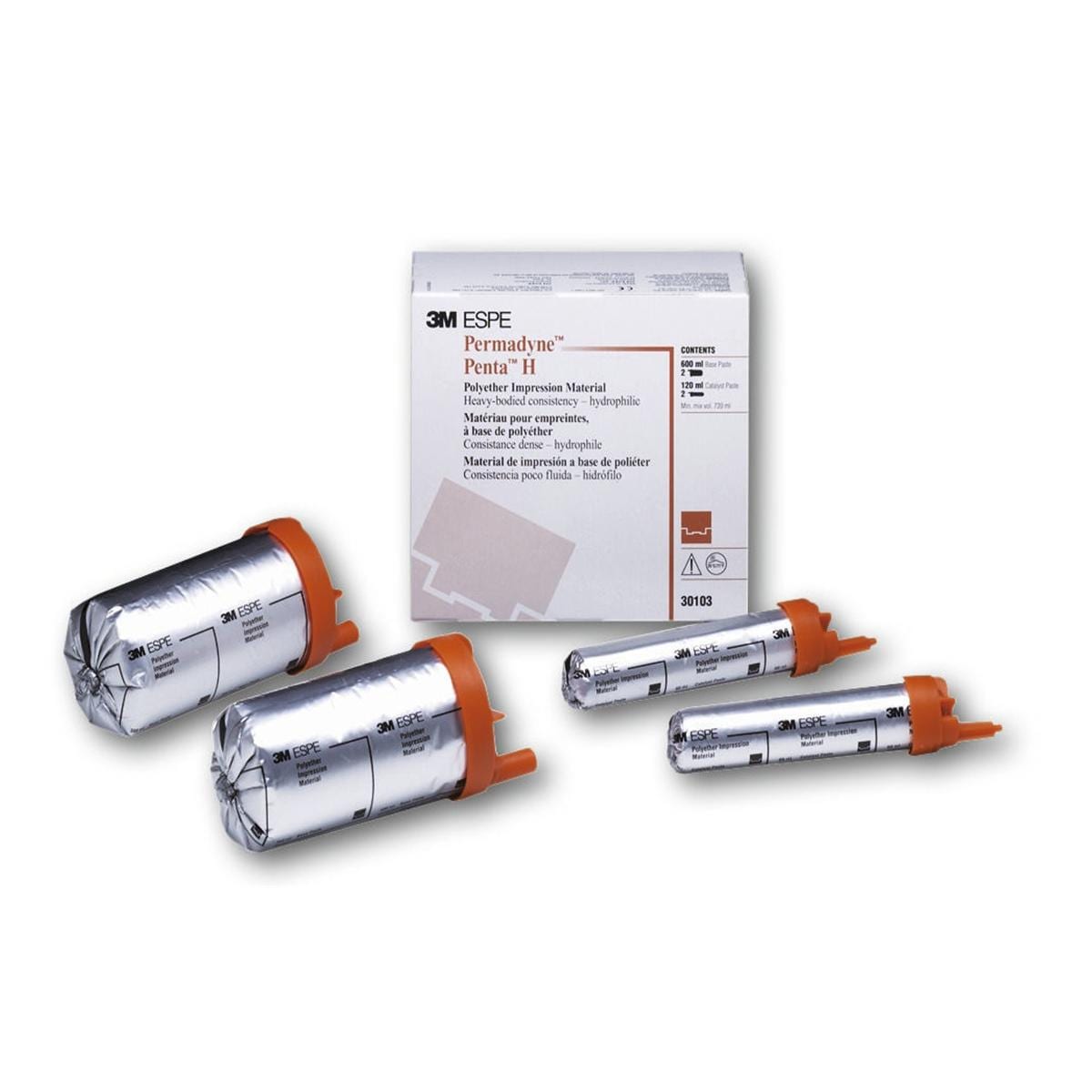 3M Permadyne™ Penta™ - Permadyne Penta H, 2 x 300 ml Basispaste und 2 x 60 ml Katalysatorpaste