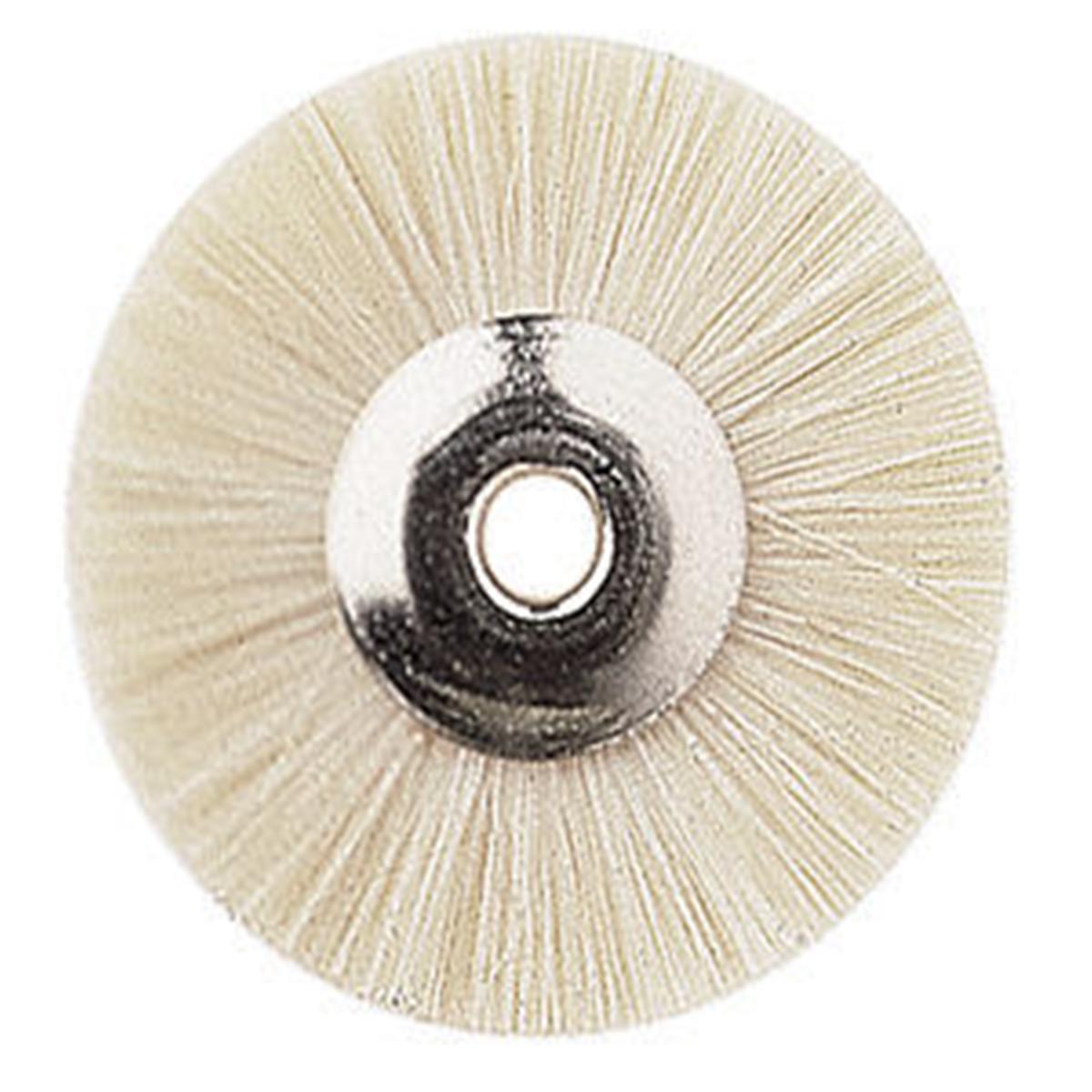 Miniaturbürsten, unmontiert - Ziegenhaar weiß, 100 19 UM, Packung 12 Stück