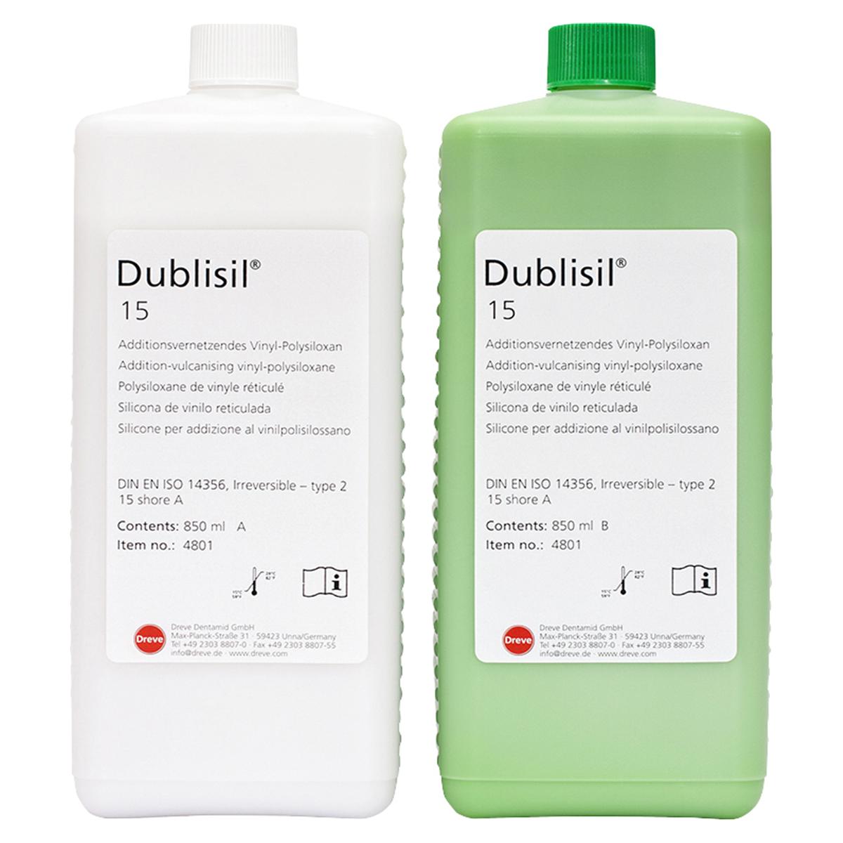 Dublisil® 15 - Packung 2 x 1 kg (2 x 850 ml), Komponente A + B