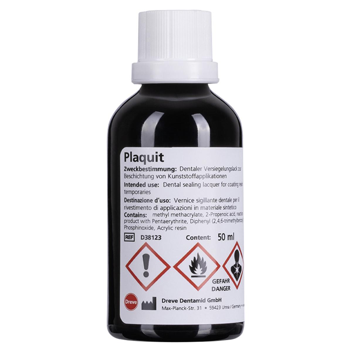 Plaquit - Flasche 50 ml mit Pinseleinsatz