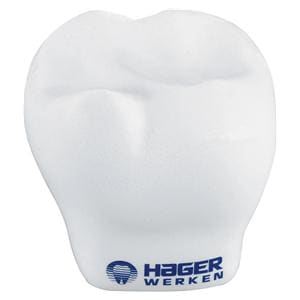 Anti Stress Zahn - Größe 64 x 64 x 38 mm