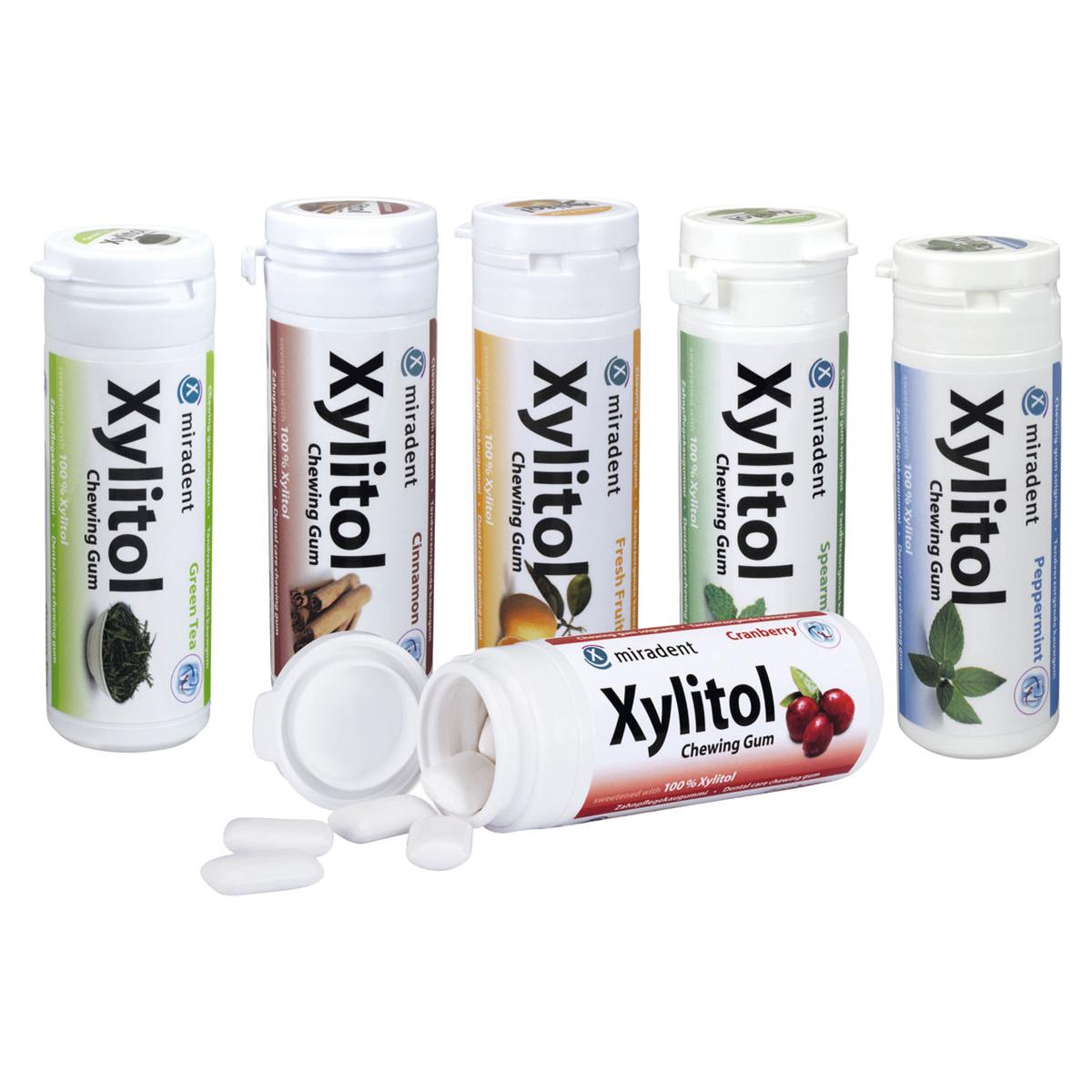 Xylitol Chewing Gum - Dose - Zimt, Dose 30 Stück