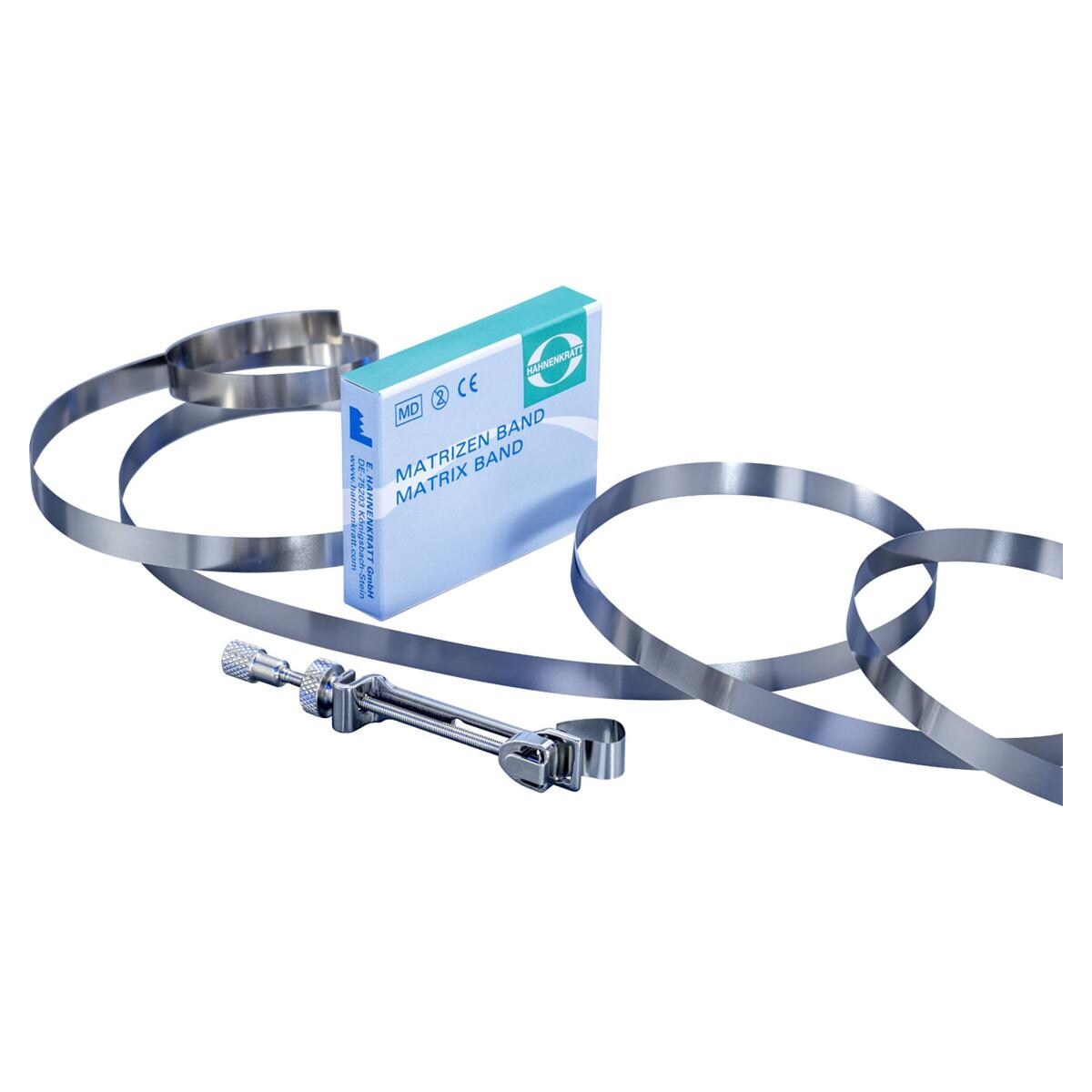 Matrizenband Hahnenkratt - Rolle 1 m - Breite 4 mm, Stärke 0,03 mm