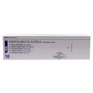 HS-Einmalskalpelle - Figur Nr. 10, Packung 10 Stück