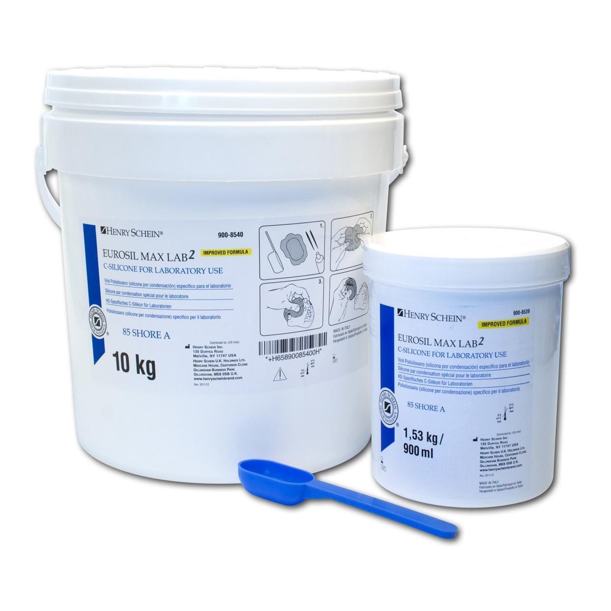 HS-Knetsilikon Lab 2 Technik - Dose 900 ml (1,53 kg)