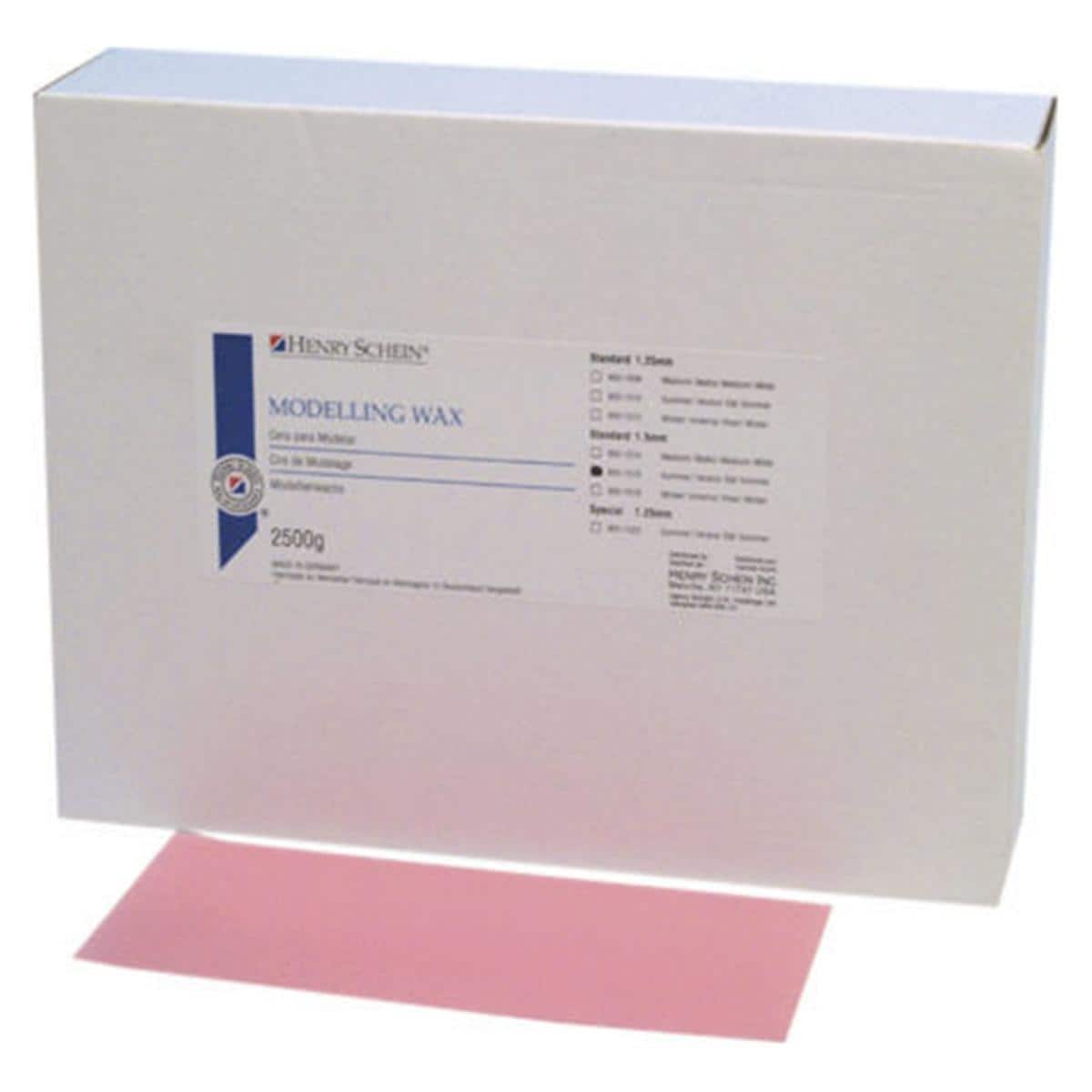 HS-Modellierwachs Standard Sommer, Modelling Wax - Stärke 1,5 mm, Packung 500 g