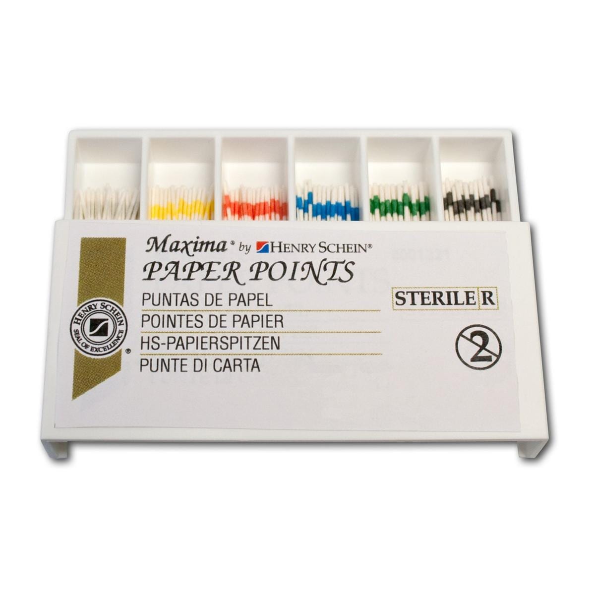 HS-Maxima® Papierspitzen - ISO 015, weiß, Packung 200 Stück