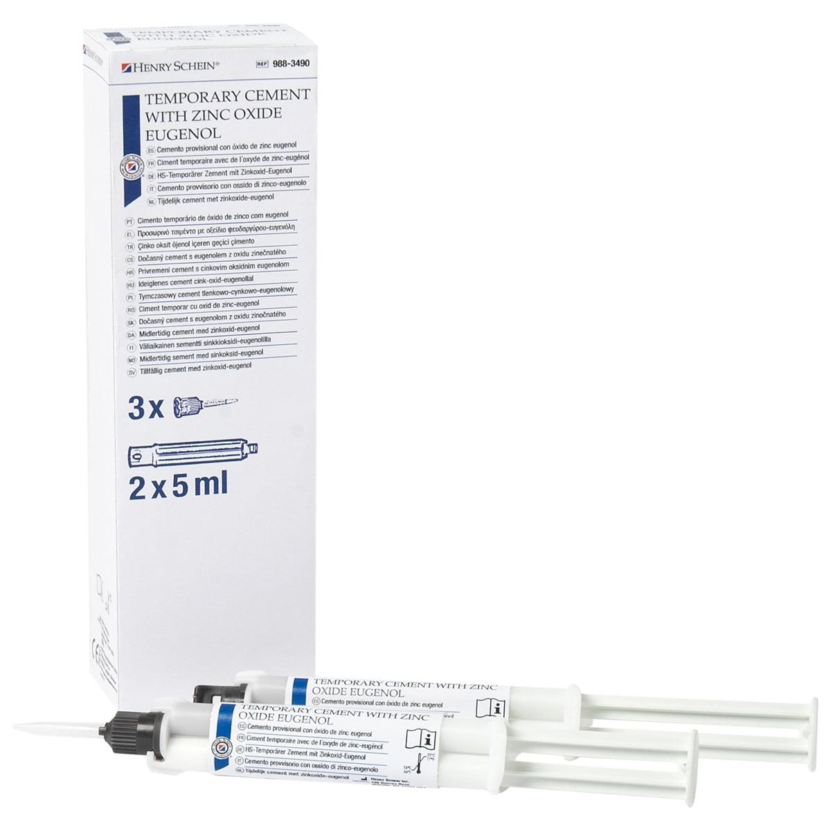 HS-Temporärer Zement Automix, eugenolhaltig - Automix-Spritzen 2 x 5 ml