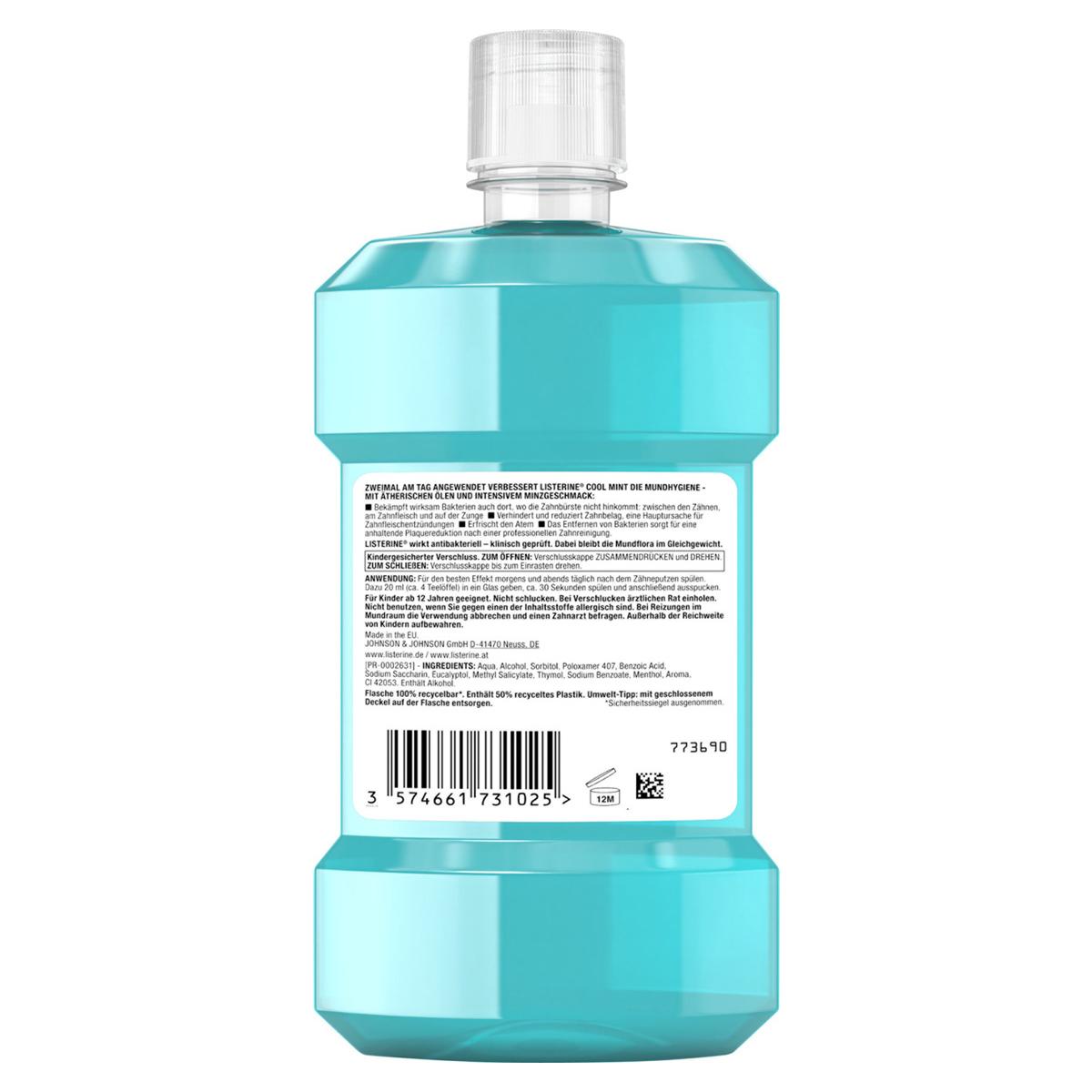 LISTERINE® COOL MINT - Flaschen 6 x 500 ml
