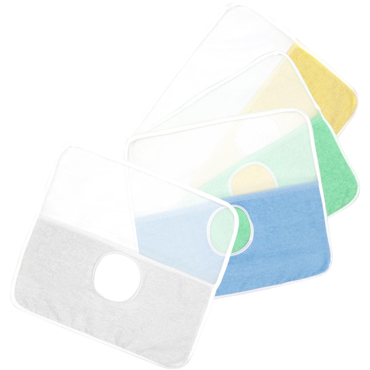 Terry Frottée Gesichtsschutztuch - Weiß, Packung 12 Stück