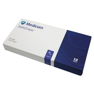 Terry Frottée Gesichtsschutztuch - Weiß, Packung 12 Stück