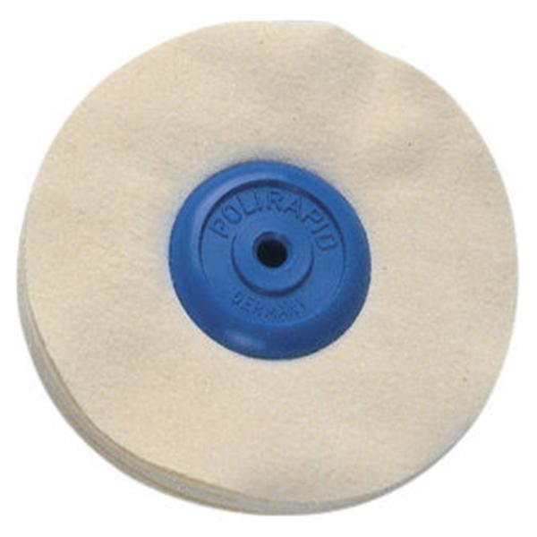 Flanellschwabbel, Kunststoffkern - Ø 100 mm, normal