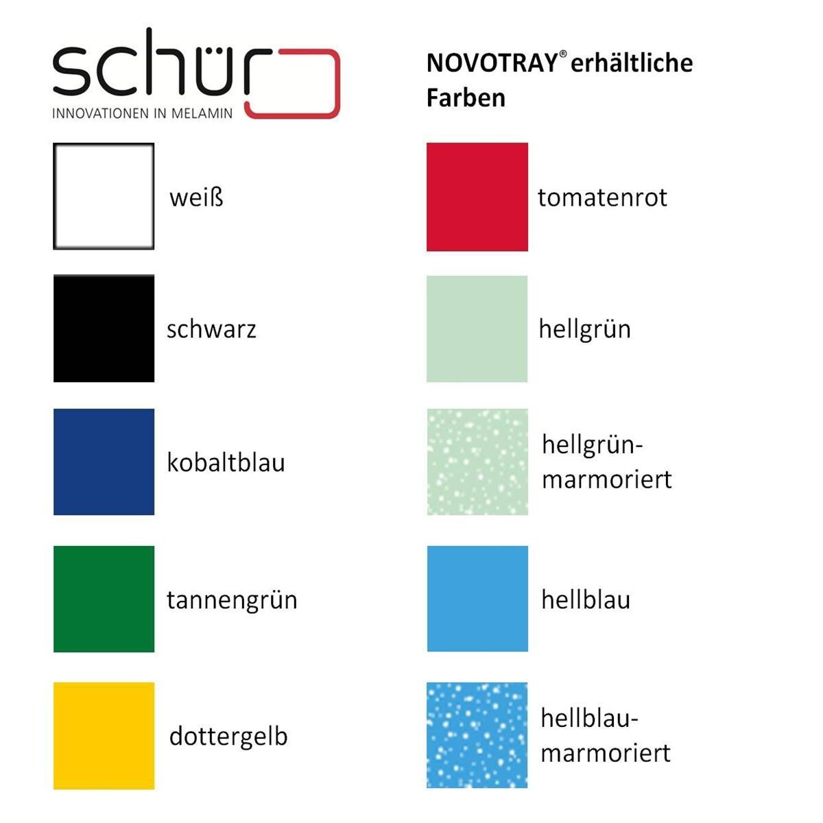 Novotray 120 Dentalkassetten - Weiß, Ober- / Unterteil