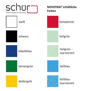 Novotray 120 Dentalkassetten - Weiß, Ober- / Unterteil