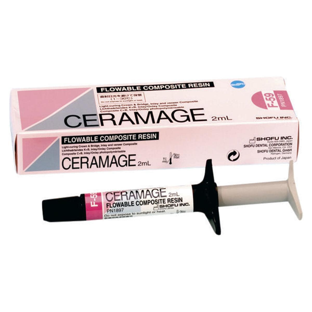 CERAMAGE Flowable Composite - F-GUM-BR (brown), Spritze 2ml