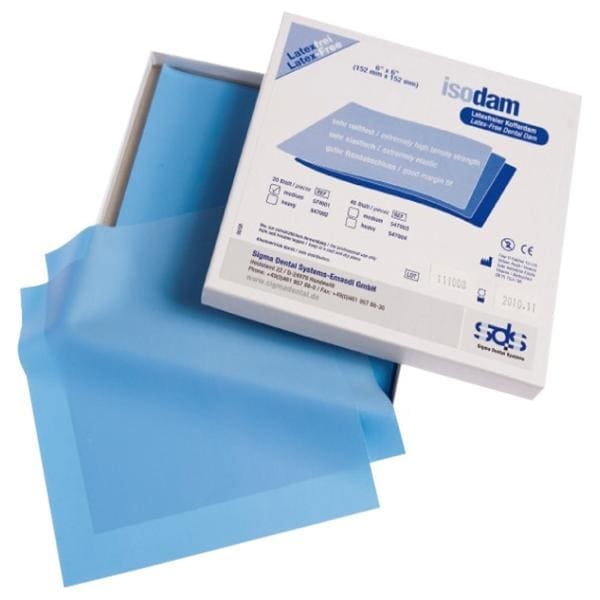 ISODAM Non-Latex Kofferdam - Medium, Packung 40 Blatt