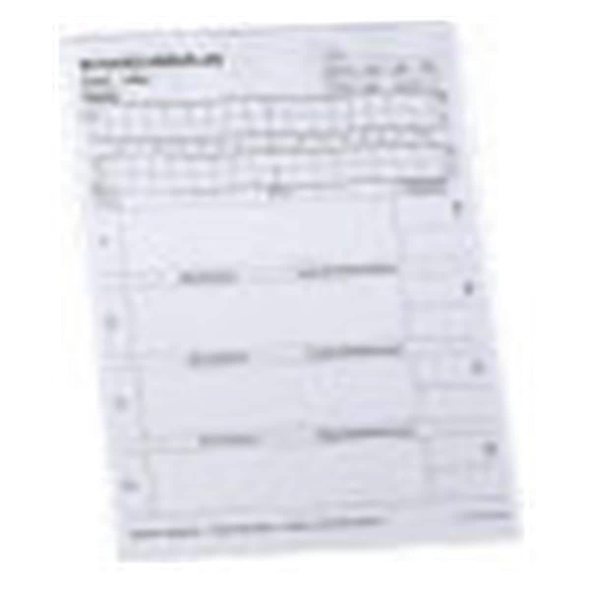 Behandlungsplan - Block 100 Blatt