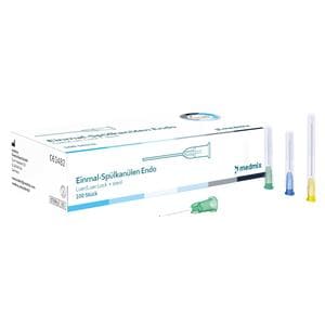 Einmal-Spülkanülen Endo - Grün - 30G, 0,3 x 23 mm, Packung 100 Stück