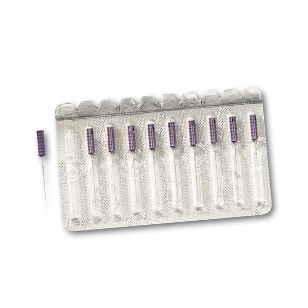 VDW®STERILE Nervnadeln - ISO 10, xxxxf, violett, Packung 10 Stück
