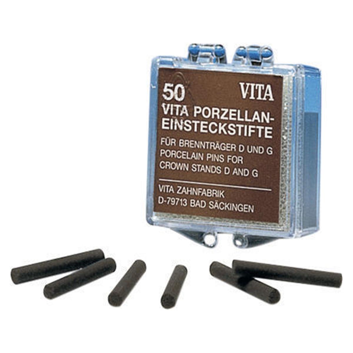 Porzellan-Einsteckstifte - Packung 50 Stück