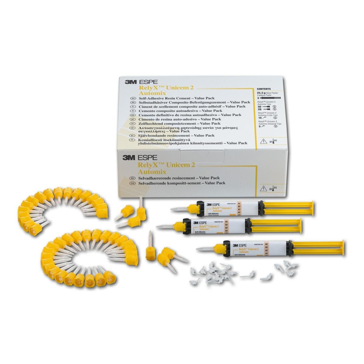 3M™ RelyX™ Unicem 2 Automix - Value Pack - Transluzent, Automix-Spritzen 3 x 8,5 g