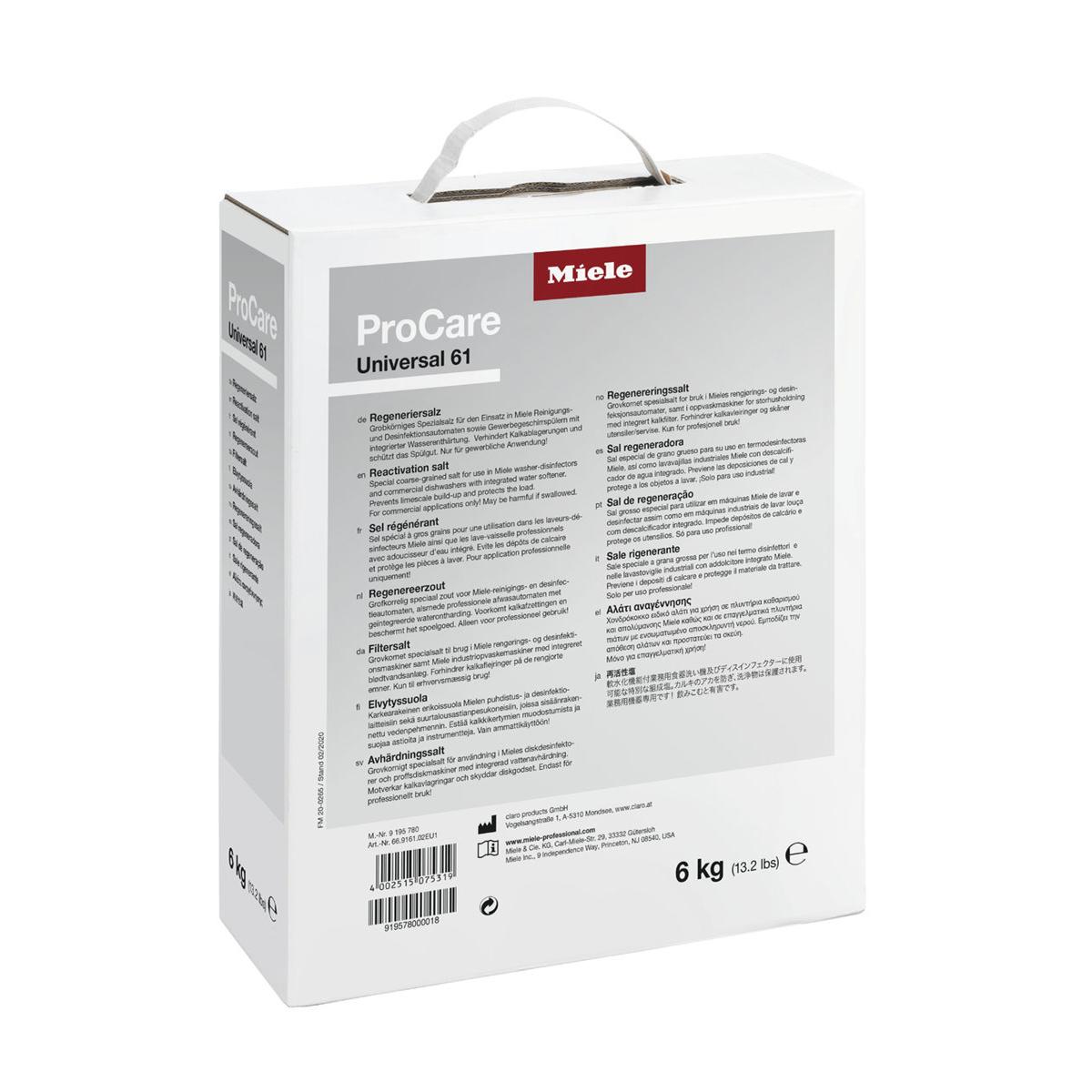 ProCare Universal 61 Regeneriersalz - Packung 6 kg