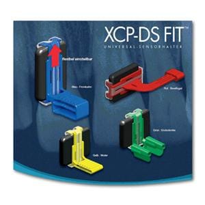 XCP-DS Fit® Sensorhalter, Bissplatten - 559903 - Horizontal Bissflügel, rot, Packung 2 Stück