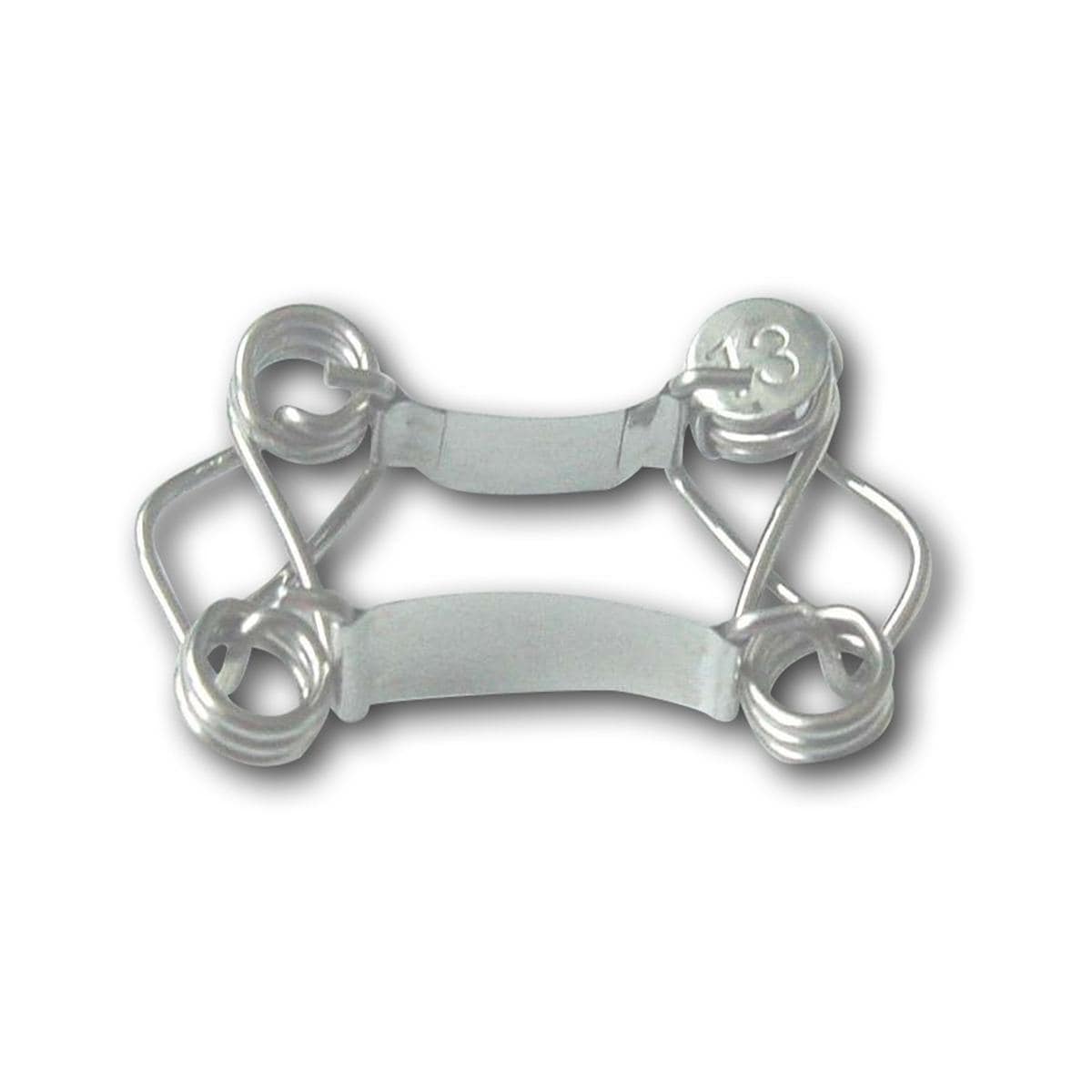 Walser Zahn-Matrizen - Nachfüllpackung, X-Form - Nr. 13, Höhe 5 mm für Eckzähne, UK-Frontzähne und Milchmolaren, Packung 5 Stück