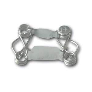 Walser Zahn-Matrizen - Nachfüllpackung, X-Form - Nr. 14, Höhe 6,5 mm für 13, 14, 23, 24, 31, 32, 41, 42, Packung 5 Stück