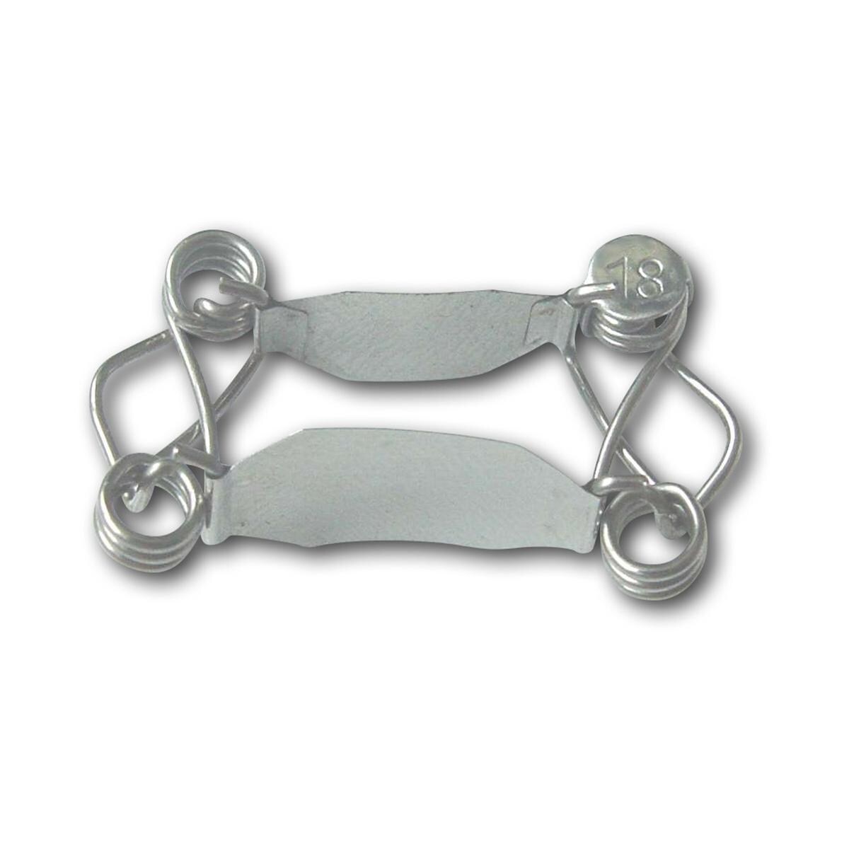 Walser Zahn-Matrizen - Nachfüllpackung, X-Form - Nr. 18, Höhe 8 mm, für Molaren, Packung 5 Stück