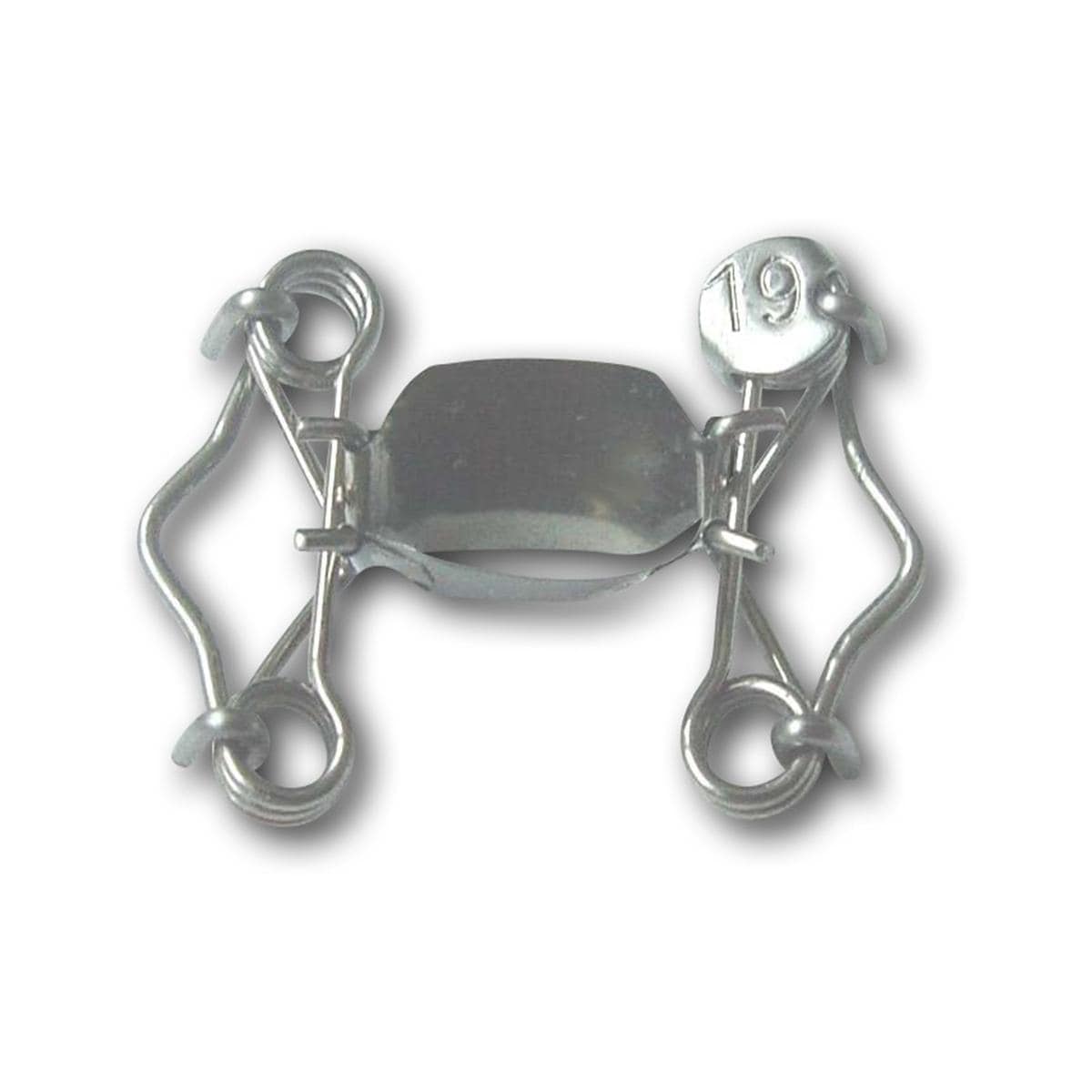 Walser Zahn-Matrizen - Nachfüllpackung, O-Form - Nr. 19, Höhe 8 mm für Prämolaren (extra hohe Bänder), Packung 5 Stück