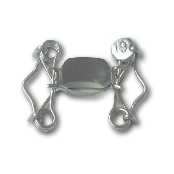 Walser Zahn-Matrizen - Nachfüllpackung, O-Form - Nr. 19, Höhe 8 mm für Prämolaren (extra hohe Bänder), Packung 5 Stück