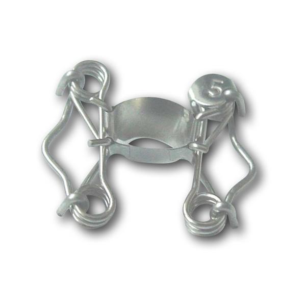 Walser Zahn-Matrizen - Nachfüllpackung, O-Form - Nr. 5, Höhe 5 mm für Prämolaren und Milchmolaren, Packung 5 Stück