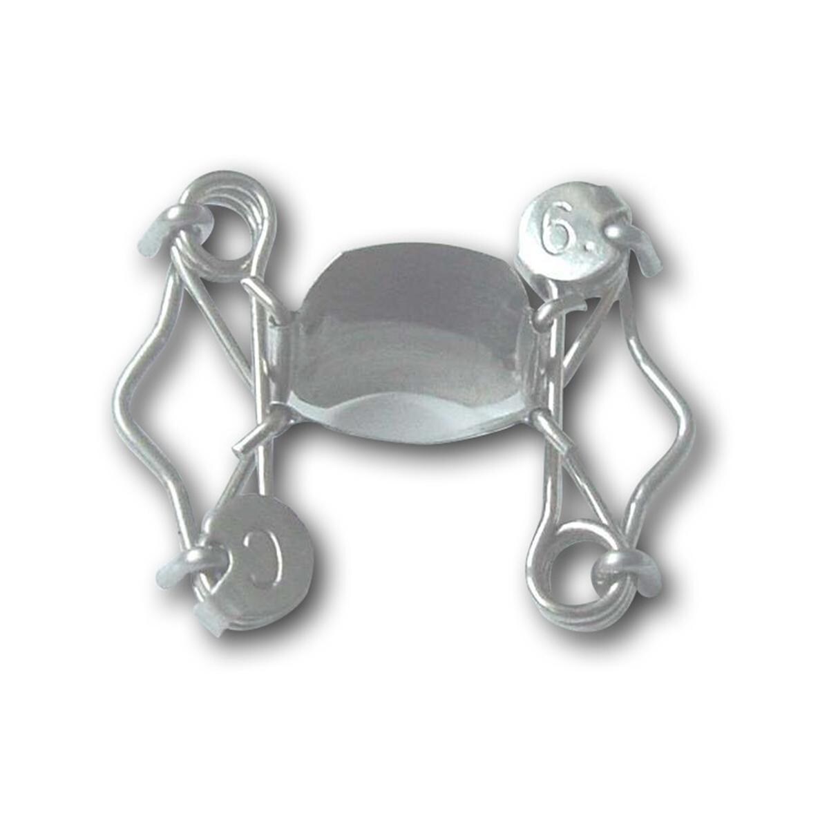 Spezial-Matrizen für einseitige tiefe Karies - Nr. 6C, für Prämolaren, Packung 5 Stück