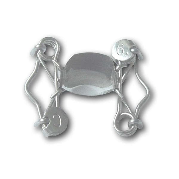 Spezial-Matrizen für einseitige tiefe Karies - Nr. 6C, für Prämolaren, Packung 5 Stück