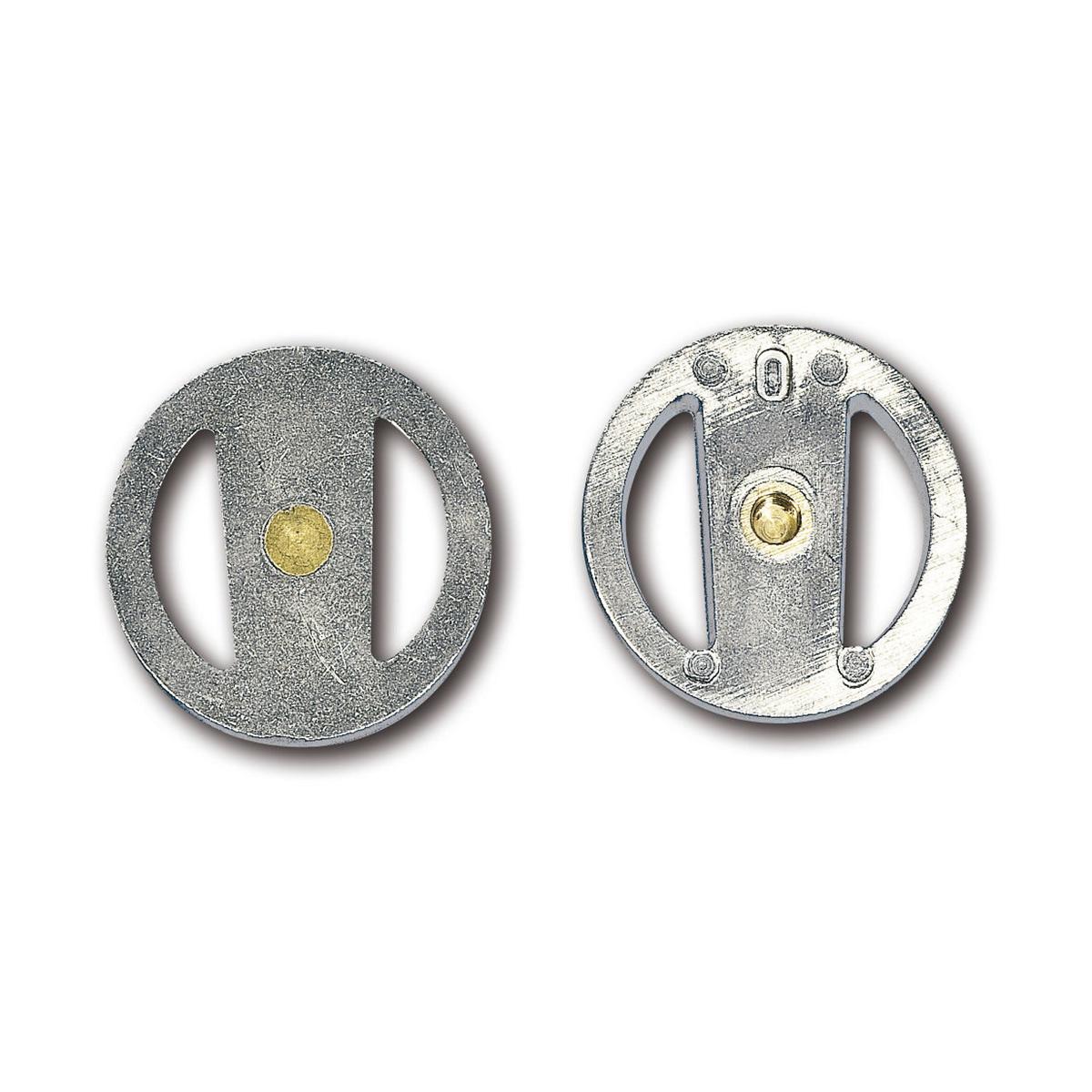 Aluminium-Sockelplatten mit Schraubfixierung - Packung 2 Stück