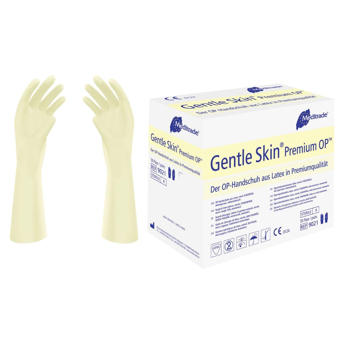 Gentle Skin® Premium OP™ OP-Handschuhe - Größe 6, Packung 50 Paar