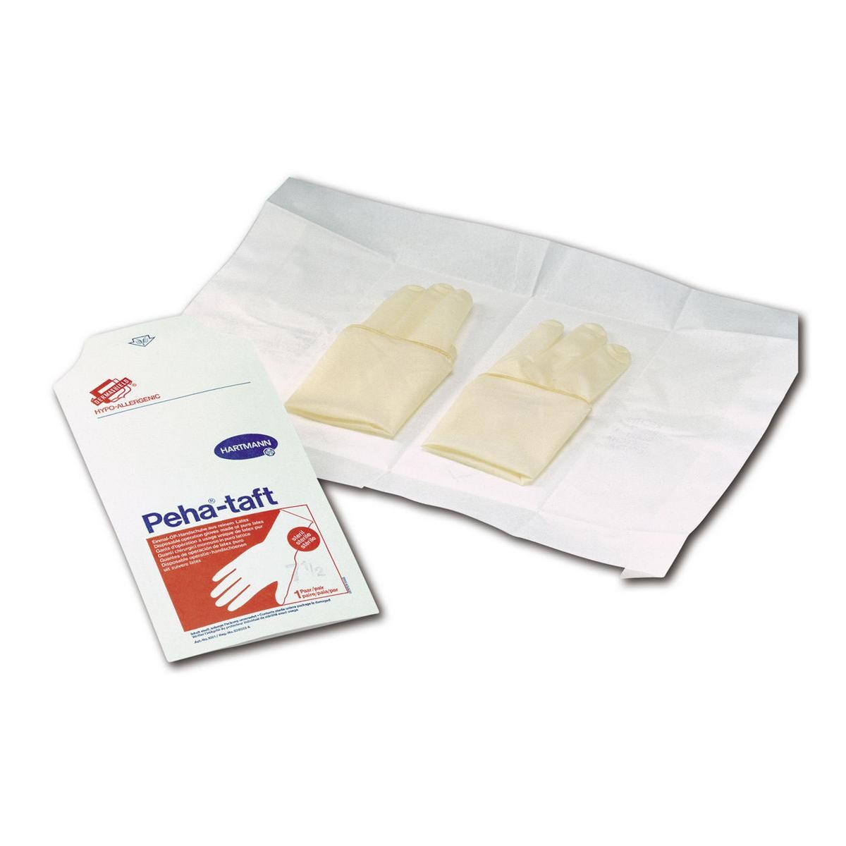 Peha-taft® puderfrei - Größe 7,5, Packung 50 Paar