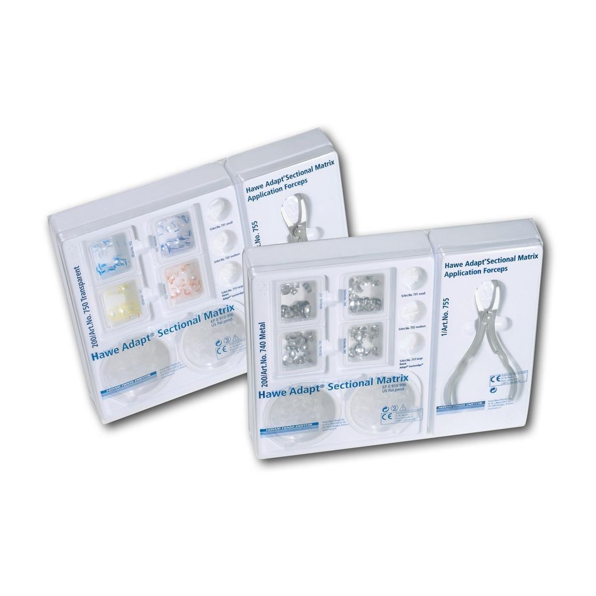 Adapt Sectional Matrizen - Nachfüllpackung - 758 - Höhe 5,0 mm, stärker gewölbt, ohne Approximalformer, Packung 100 Stück