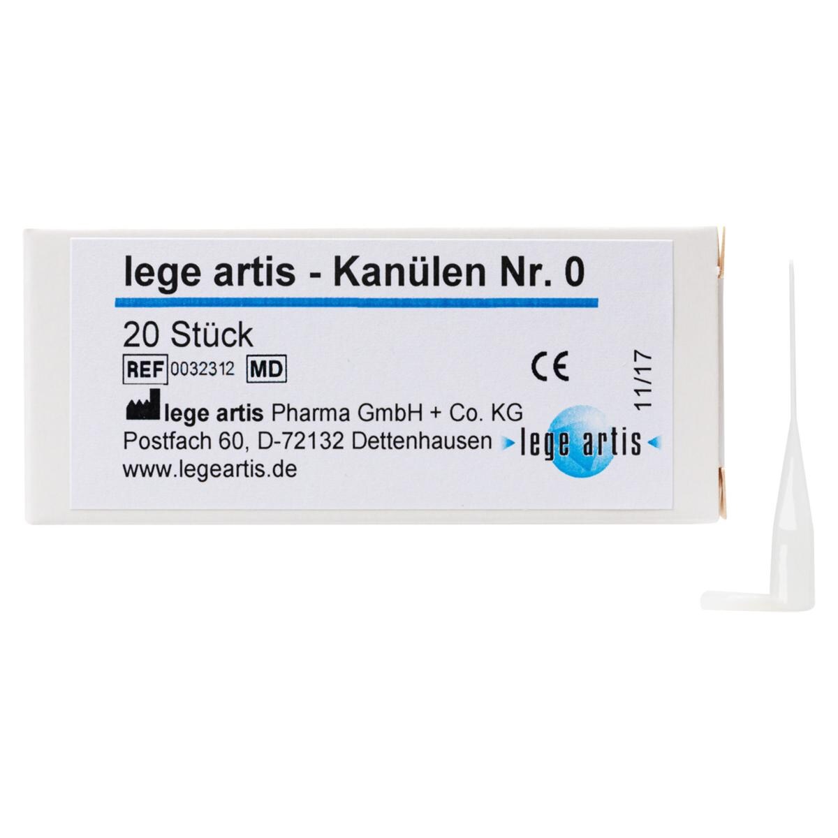 lege artis Kanülen Nr. 0 - Packung 20 Stück