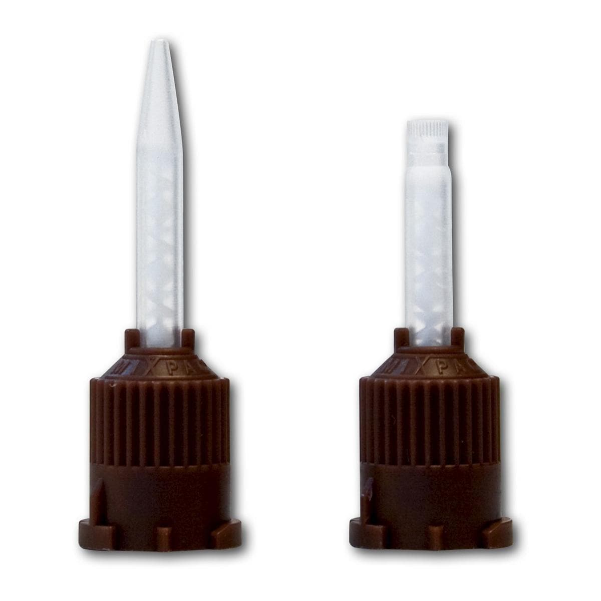 HS-Mischkanülen braun - Spitz, Packung 20 Stück