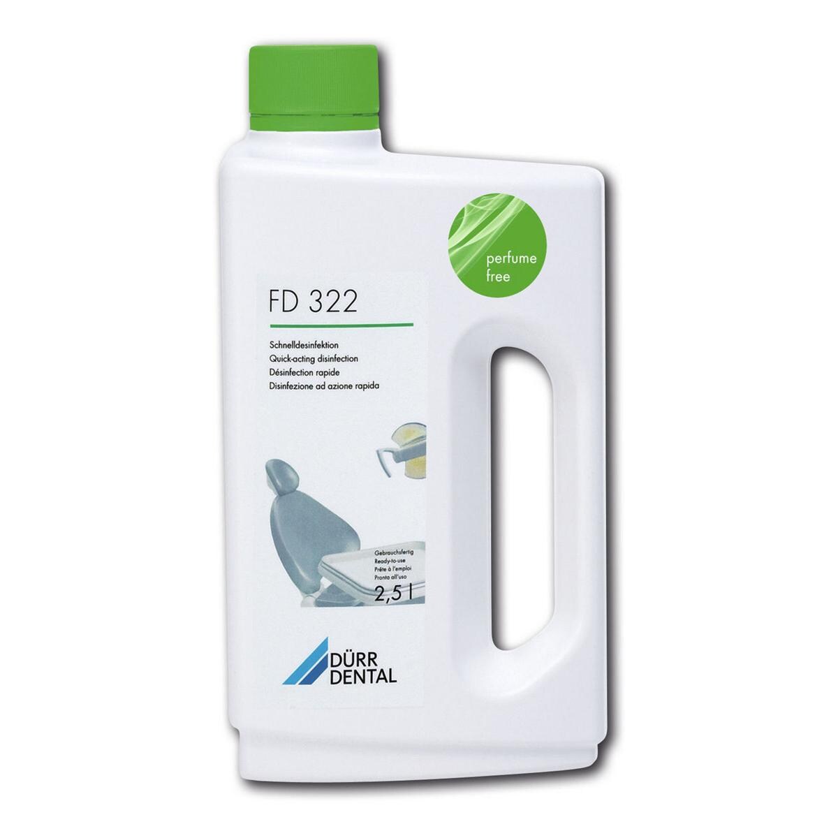FD 322 Schnelldesinfektion perfume free - Flasche 2,5 Liter