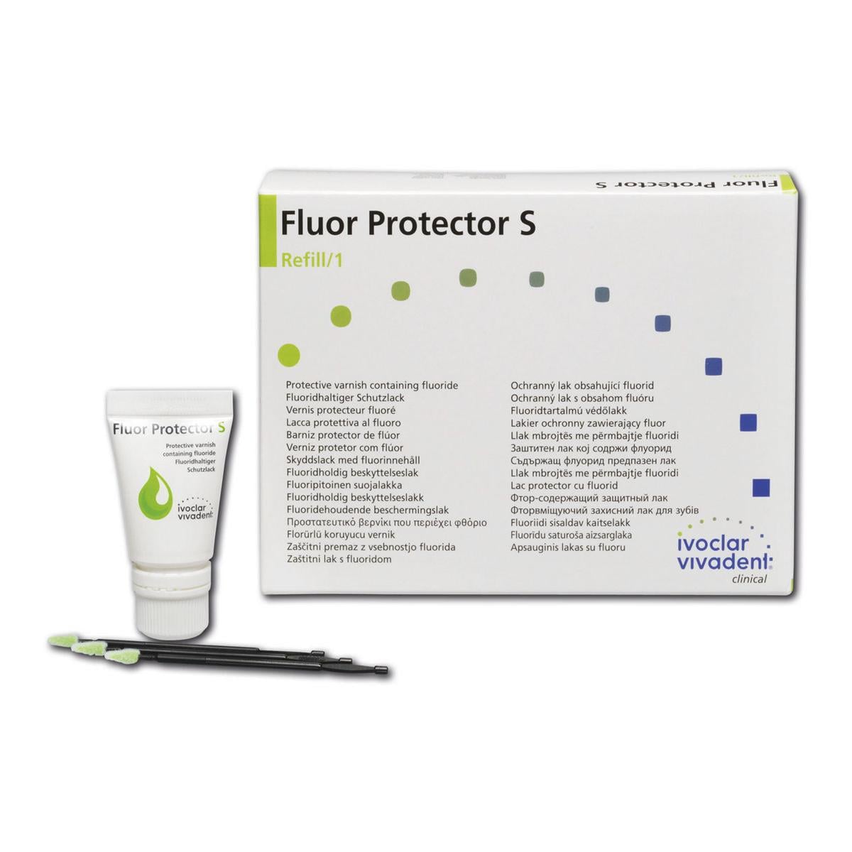 Fluor Protector S, Tube - Tube 7 g und Zubehör