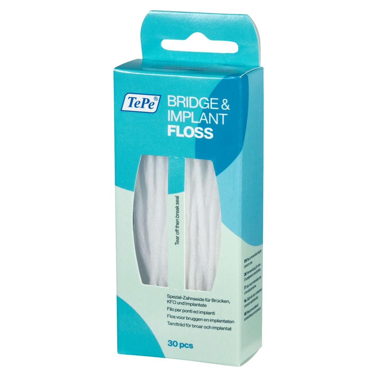 TePe® Bridge & Implant Floss - Packung 30 Fäden