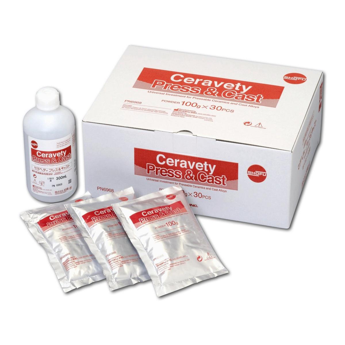 Ceravety Press & Cast - Pulver - Beutel 30 x 100 g (3 kg)