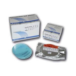 Erkodur freeze türkis-transparent, mit Isolierfolie, Ø 120 mm (rund) - Stärke 1 mm, Packung 20 Stück