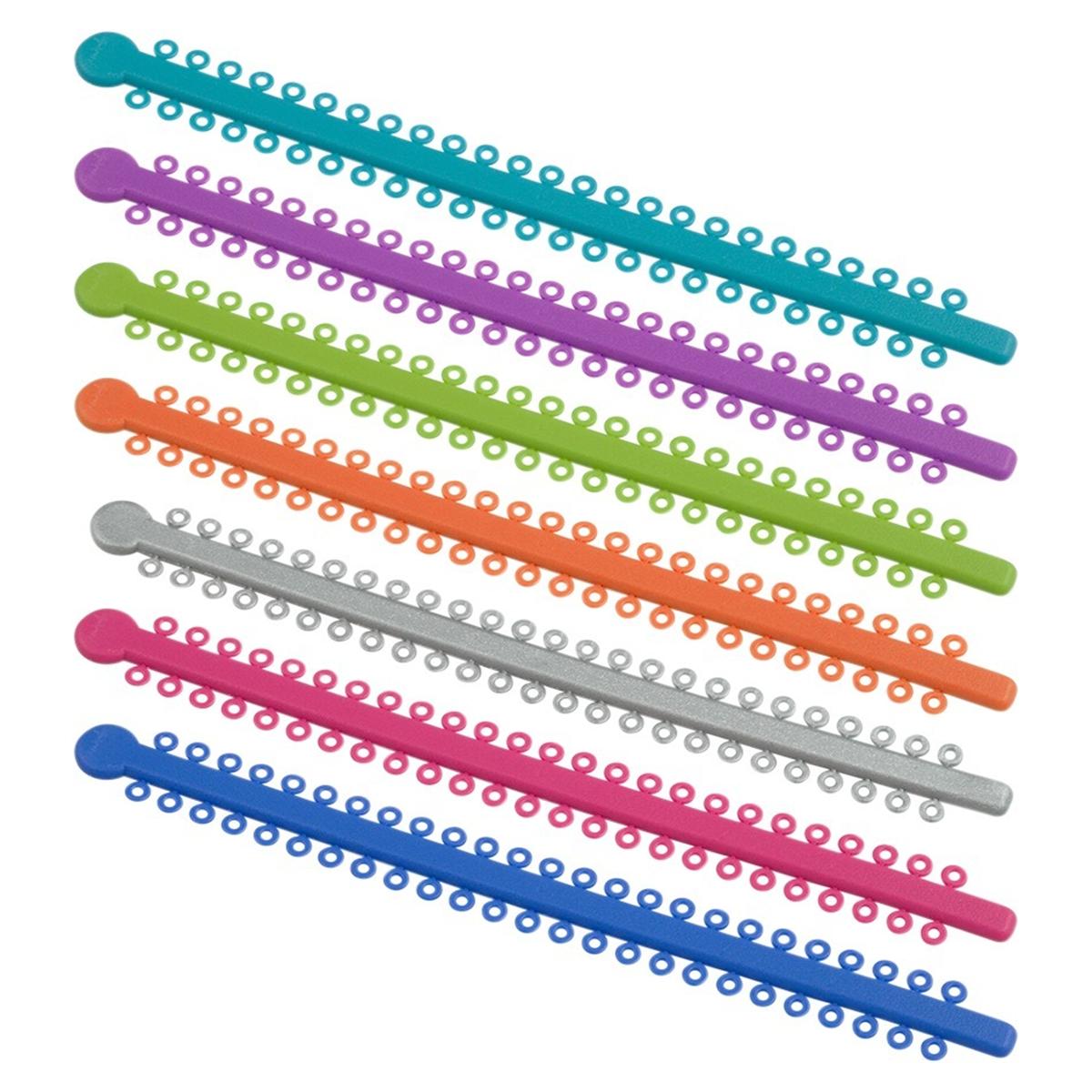 Power Sticks Elastomeric Ligatures Power Stick - Neongrün, Packung 1.008 Stück