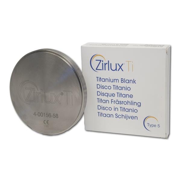 ZIRLUX Ti Ronde mit Stufe - Ø 98,5 mm - Stärke 10 mm