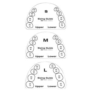 Direct System Occlusion-VD - Sizing Guide Set - Zähne 14 - 17, 24 - 27, 34 - 37 und 44 - 47